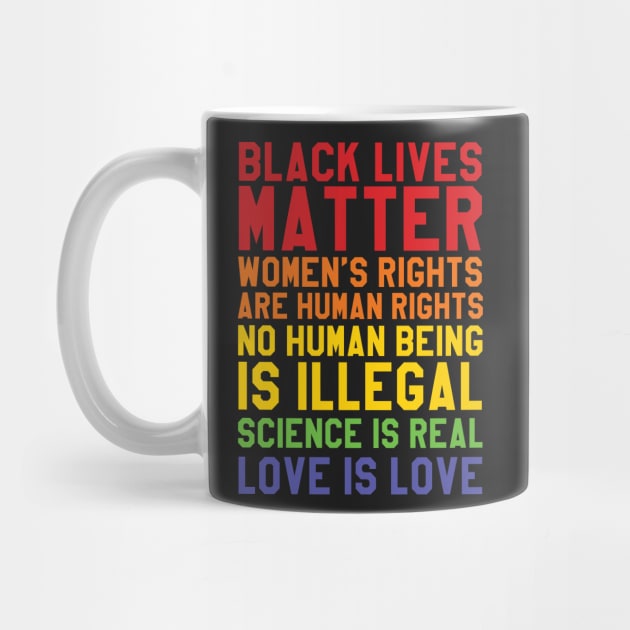 Black Lives Love Is Love by oyshopping